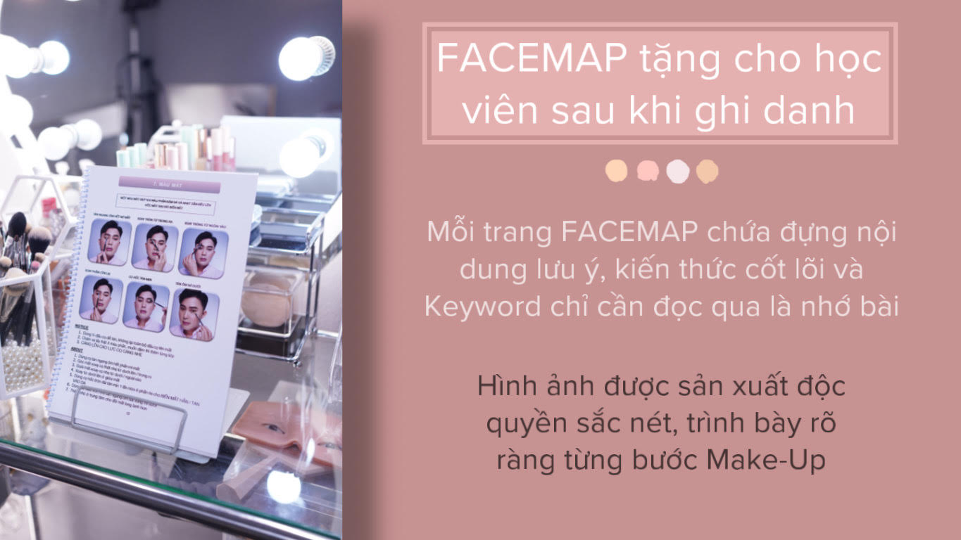 Facemap tặng cho học viên sau khi ghi danh