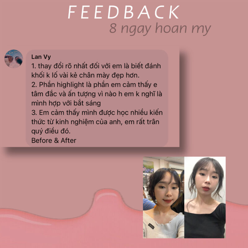 Feedback học viên khoá 8 Ngày Hoàn Mỹ