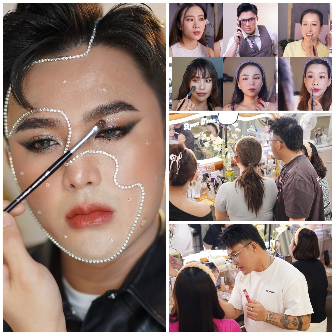 Học viên và buổi học cùng Quốc Trần
